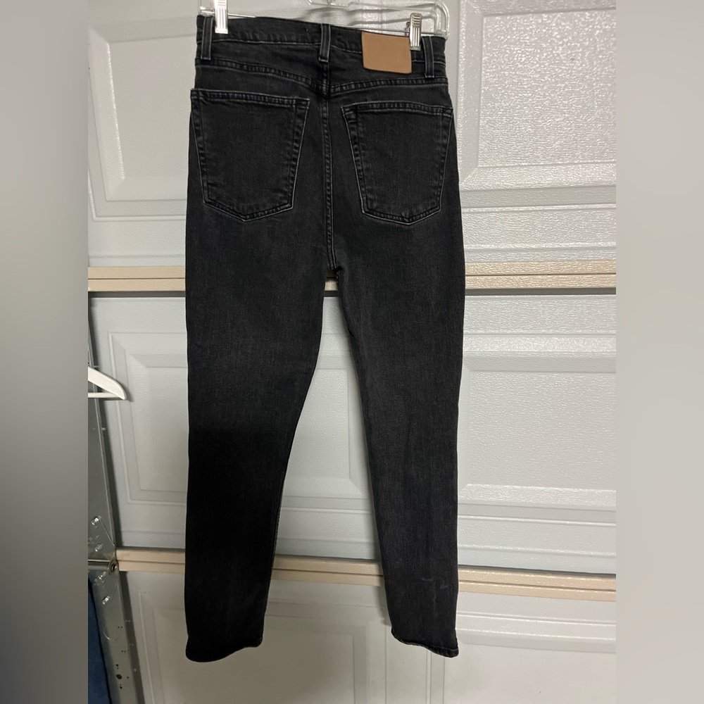 Women’s Rowan Button Fly Black Jeans 28 View 5